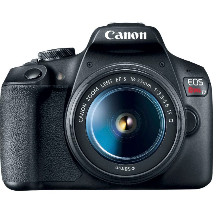 리뷰가 좋은 캐논 EOS Rebel T7 DSLR 카메라 EF-S 18-55mm 1 3.5-5.6 IS II 렌즈 포함, 2727C002 ···