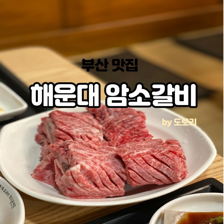  해운대암소갈비집 솔직후기