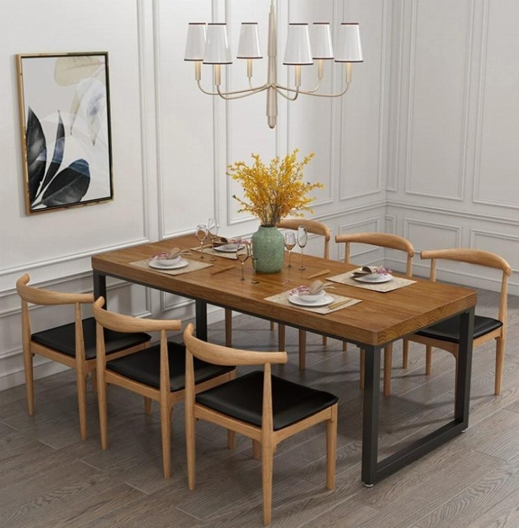 인기 급상승인 코스트코 6인 원형 대리석 돌식탁 북유럽 스타일 레저 철 아트 원목 식탁 홈 커피 숍, 싱글 테이블 60 × 60 × 75 판 두께 5 추천해요