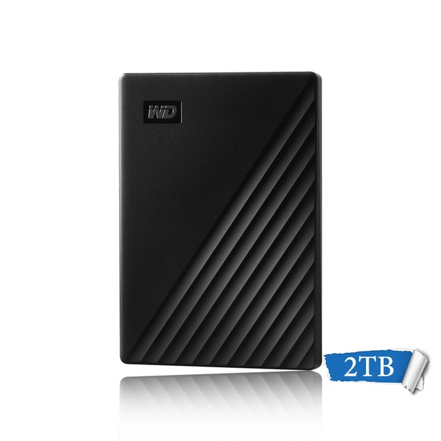 인기 급상승인 뉴 웨스턴 디지털 WD My Passport 1 테라바이트 2 테라바이트 외부 하드 드라이브 USB 3.0 암호 보호 4 테, 06 Black 2TB, 한개옵션1 좋