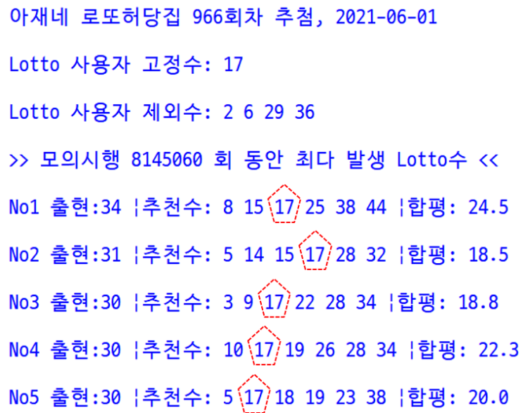  966회차 로또 번호 선택, 고정수, 제외수를 활용한 로또 당첨 도전기 [아재네 로또허당집 실전 활용기 #10]