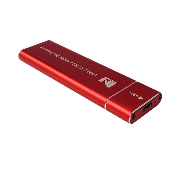 당신만 모르는 인네트워크 SSD 외장하드 케이스 NVMe to USB 3.1, IN-SSDM2A(레드) ···