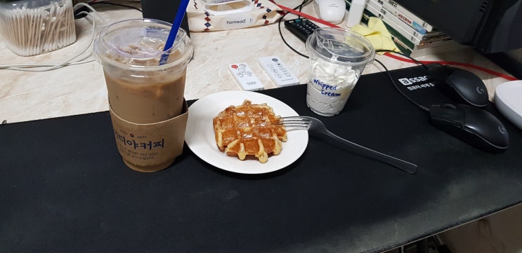 석수동 이디야카페 바닐라라때&크림와플로 소소한 간식 석수동 이디야카페 바닐라라때&크림와플로 소소한 간식