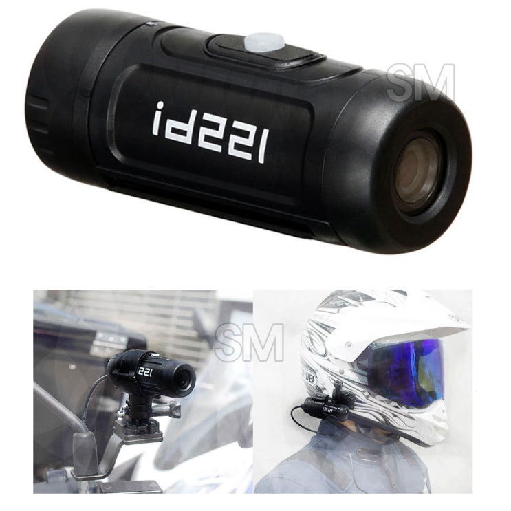 핵가성비 좋은 오토바이 블랙박스 ID221 액션캠 헬멧 32G메모리포함 액션카메라 자전거 사은품 증정 추천해요