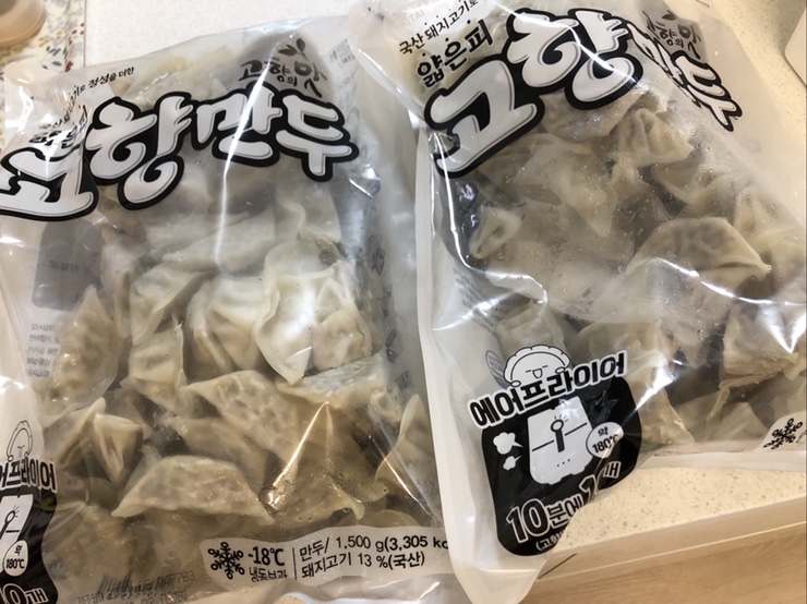  해태 얇은피 고향만두 1.5kg