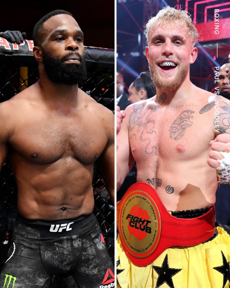유튜버 제이크 폴 vs 전 UFC 챔피언 타이론 우들리 복싱 시합 성사 유튜버 제이크 폴 vs 전 UFC 챔피언 타이론 우들리 복싱 시합 성사