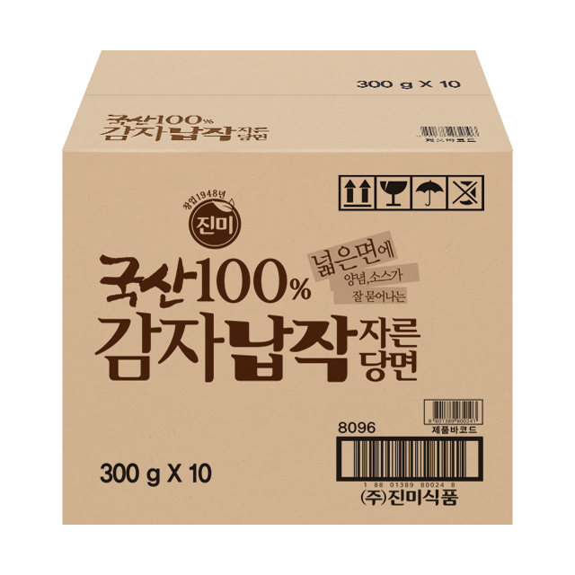 선호도 좋은 진미 감자납작 자른 당면, 300g, 10개 좋아요