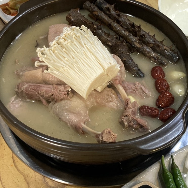 평택 청담마루 몸보신 하기 딱좋은 오리백숙맛집!!