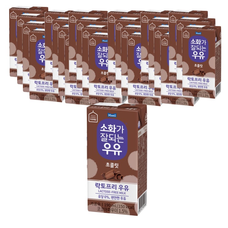 선호도 좋은 소화가잘되는우유 초콜릿, 190ml, 24개 추천합니다