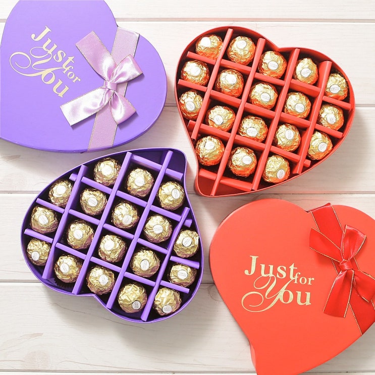 인기 많은 인크리코 러브하트 페레로로쉐(T18) 발렌타인 화이트데이 초콜릿 선물 세트, 없음, 러브하트페레로로쉐(T18) 추천해요