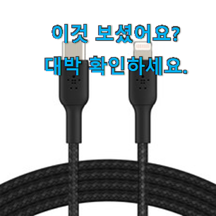  더 좋아진 벨킨 c타입케이블 2m 꿀템 추천합니다!