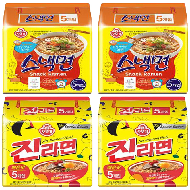 구매평 좋은 오뚜기 스낵면 10p + 진라면 매운맛 10p, 20개 추천해요 구매평 좋은 오뚜기 스낵면 10p + 진라면 매운맛 10p, 20개 추천해요