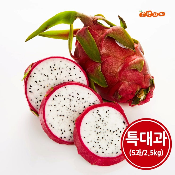 당신만 모르는 베트남 용과 5과(500g내외) 특대과 2.5kg, 단품 ···