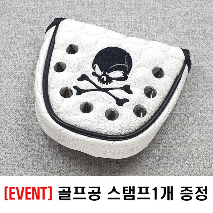 가성비 좋은 말렛퍼터커버 해골무늬 골프공 스탬프증정, 화이트 좋아요 가성비 좋은 말렛퍼터커버 해골무늬 골프공 스탬프증정, 화이트 좋아요