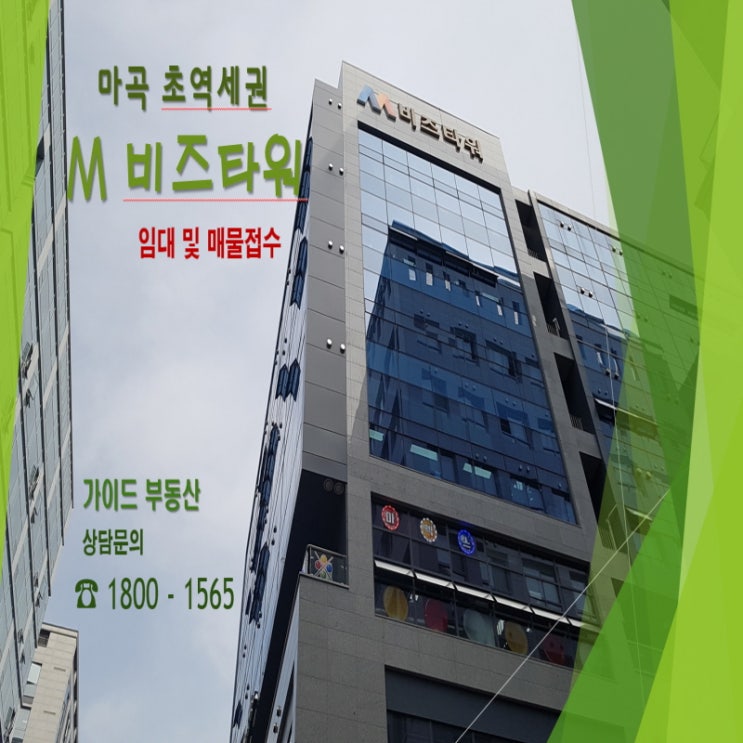   마곡역 상권   목 좋은 상가  엠비즈타워