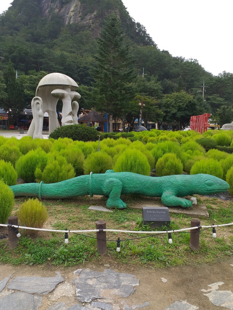  작년 여름의 포천 산정호수