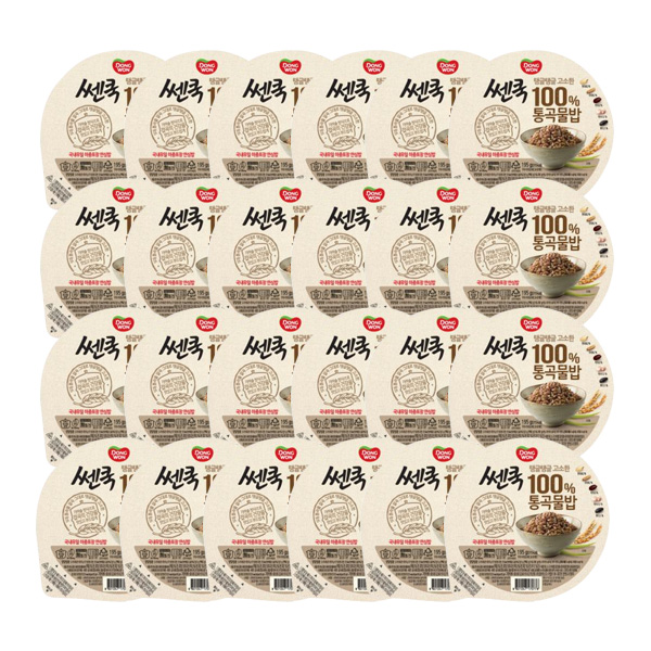 리뷰가 좋은 동원 쎈쿡 100% 통곡물 즉석밥, 195g, 24개 ··· 리뷰가 좋은 동원 쎈쿡 100% 통곡물 즉석밥, 195g, 24개 ···