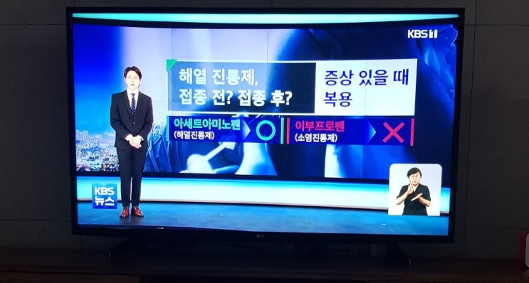 코로나 백신접종후 증상 있을때 타이레놀 복용
