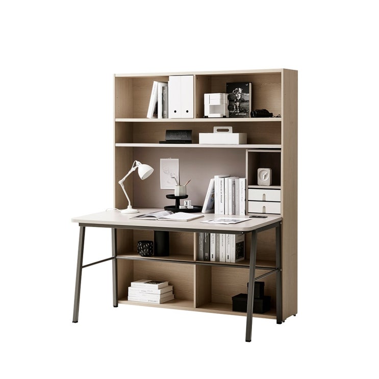 인지도 있는 한샘 티오 책상세트 콘센트형 5단 140cm(컬러 택1), 색상:화이트/내추럴오크(A) ··· 인지도 있는 한샘 티오 책상세트 콘센트형 5단 140cm(컬러 택1), 색상:화이트/내추럴오크(A) ···