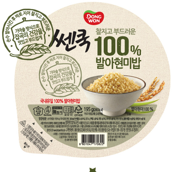 가성비갑 동원 100% 발아현미밥, 195g, 12개 ··· 가성비갑 동원 100% 발아현미밥, 195g, 12개 ···