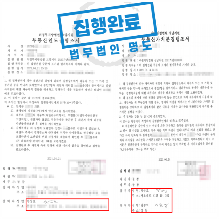  명도집행의 절차와 비용