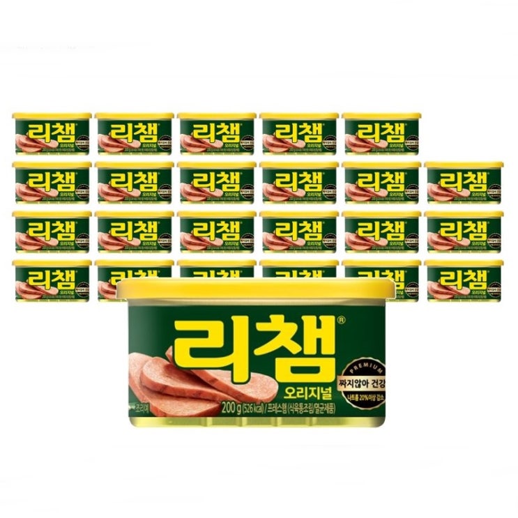 가성비갑 리챔 오리지널 햄통조림, 200g, 24개 좋아요