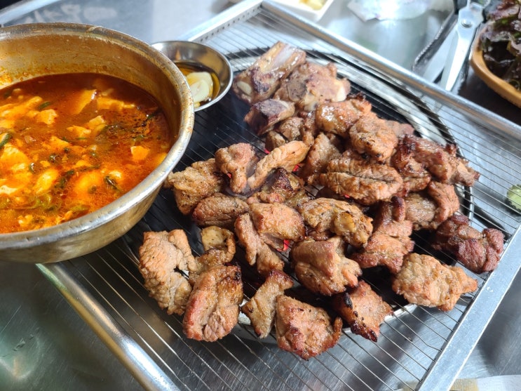  상봉 맛집 연탄돼지갈비 자주가는 존맛탱 갈비집 #내돈내산