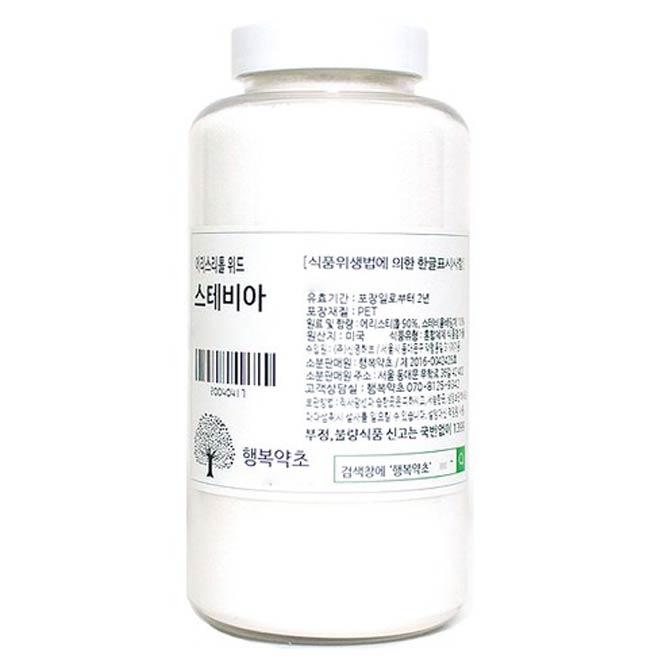  후기가 정말 좋은 행복약초 에리스리톨 위드 스테비아, 300g, 1개 ···