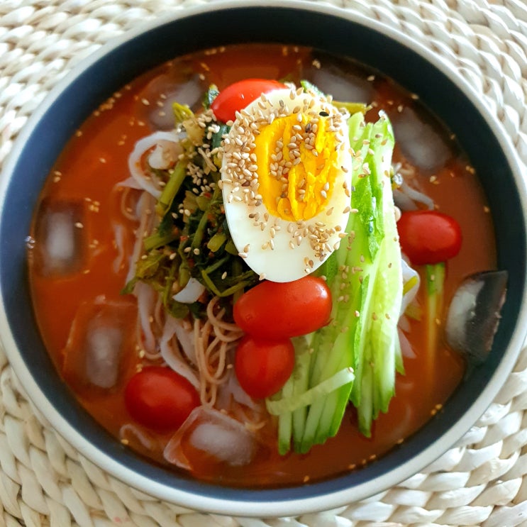  여름 다이어트 필수템 곤약 열무곤약비빔면으로 맛있게