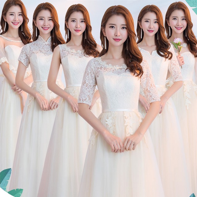  후기가 정말 좋은 셀프웨딩 브라이덜샤워 원피스 들러리 드레스 3컬러 추천해요