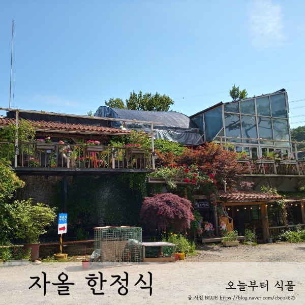  하남맛집 멋진 소나무와 작은 뜰이 있는 자올 한정식