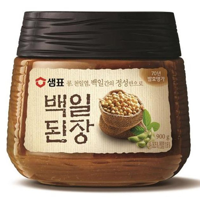 후기가 좋은 샘표 백일된장 900g 된장, 1개 추천해요