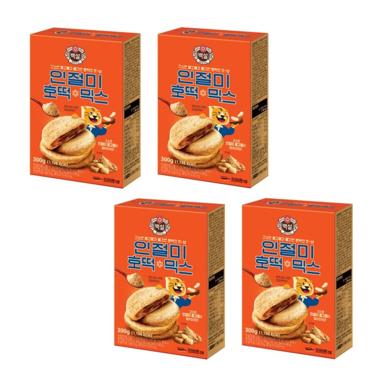 잘나가는 백설 인절미 호떡믹스 300g x 4개 좋아요 잘나가는 백설 인절미 호떡믹스 300g x 4개 좋아요