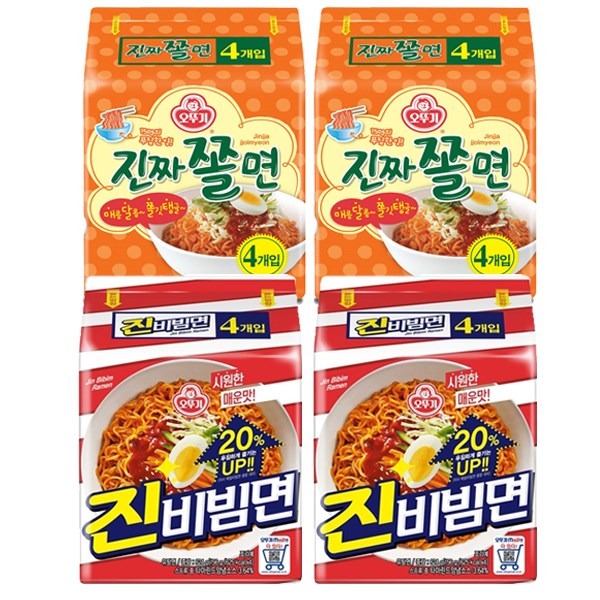 선택고민 해결 오뚜기 봉지라면 진비빔면 8개입+진짜쫄면 8개입, 16개 ··· 선택고민 해결 오뚜기 봉지라면 진비빔면 8개입+진짜쫄면 8개입, 16개 ···