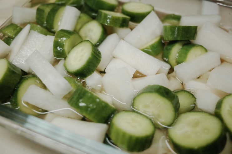  양주농부이범석 미니오이로 피클이랑 유아 반찬 오이무침만들어요~!