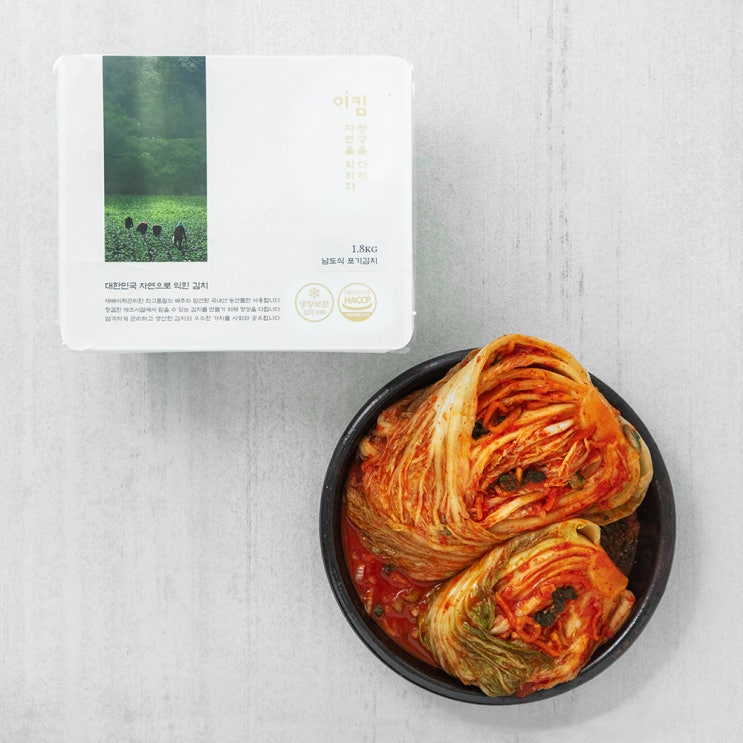 선택고민 해결 이킴 남도 포기김치, 1.8kg, 1개 추천합니다 선택고민 해결 이킴 남도 포기김치, 1.8kg, 1개 추천합니다