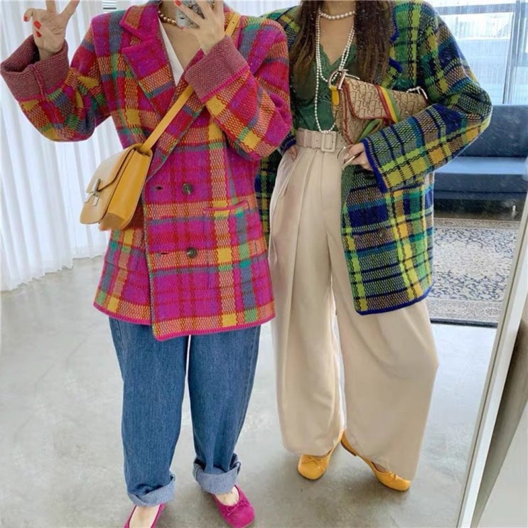 많이 찾는 다크내 레트로 오버핏 복고 체크자켓 ··· 많이 찾는 다크내 레트로 오버핏 복고 체크자켓 ···