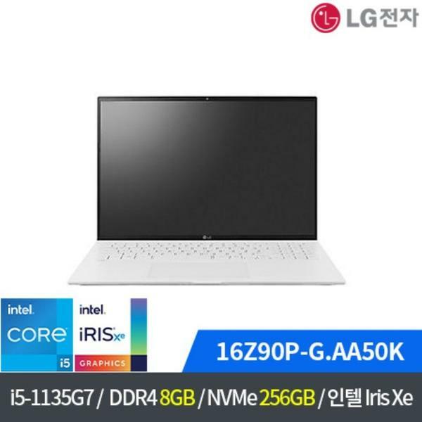 리뷰가 좋은 [LG](+무선헤드셋외4종)노트북 그램 16 화이트 16Z90P-G.AA50K (11세대 코어i5/ 8GB/256GB/15.6) ···