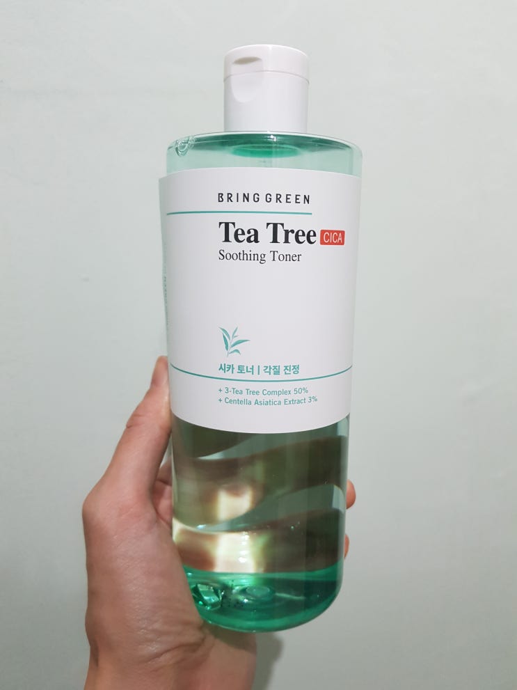  브링그린 티트리 시카 수딩토너. 올리브영 스킨 대용량