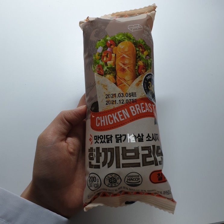 [맛있닭] 닭가슴살 소시지 한끼브리또 / 칠리