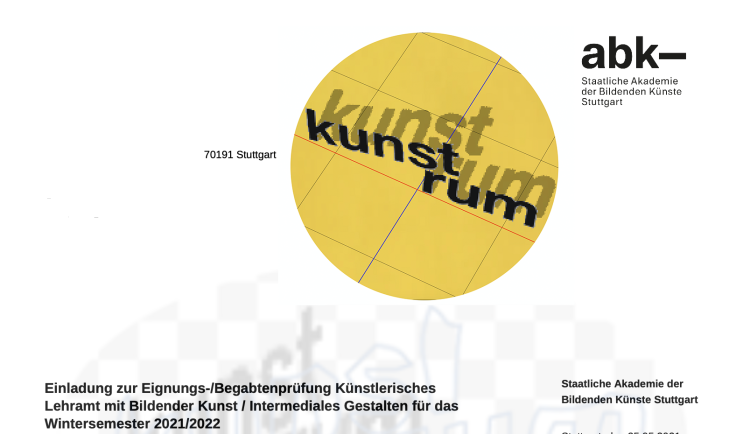  2021 2022 독일미대 마패합격 슈투트가르트 미대 순수미술 Stuttgart kunstakademie
