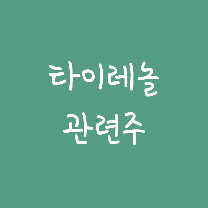 타이레놀 해열제 관련주 : 과연 수혜가 있을까? (해열제 판매 순위) 타이레놀 해열제 관련주 : 과연 수혜가 있을까? (해열제 판매 순위)