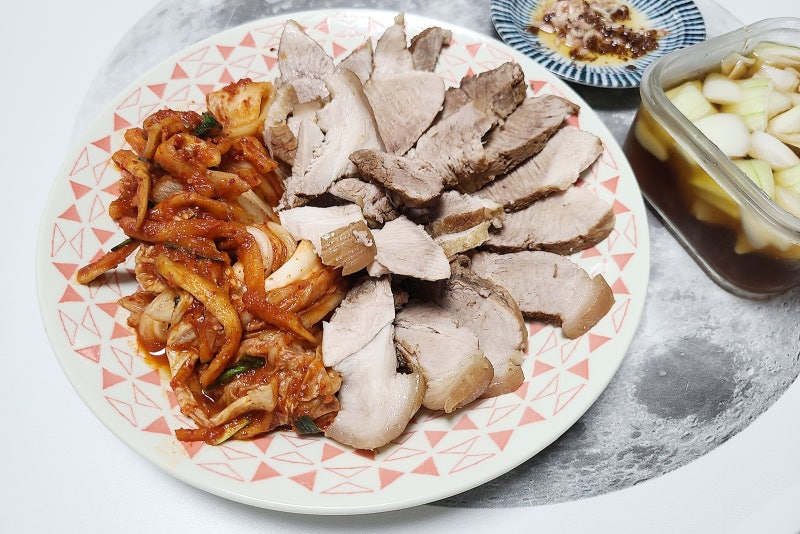 운림가 보쌈김치 파김치 수육에 최고 궁합