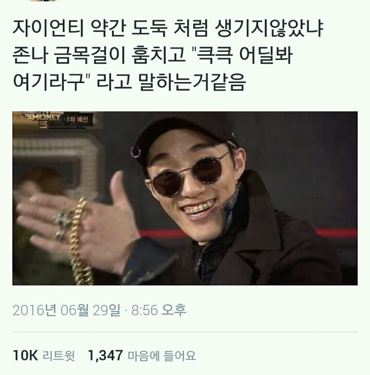웃짤 자이언티 닮은꼴 자이언티 도둑짤 홍진경 게임캐릭터