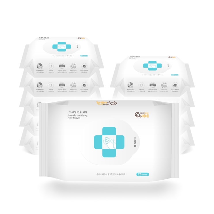 핵가성비 좋은 누누베베 손세정 티슈, 20매, 10팩 ··· 핵가성비 좋은 누누베베 손세정 티슈, 20매, 10팩 ···