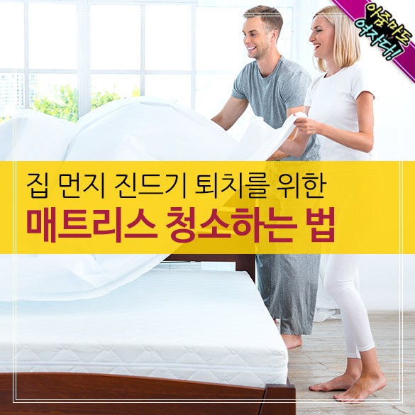  소리없이 건강을 헤치는 매트리스 청소하는 법