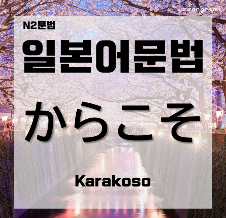  [일본어공부] 일본어 문법 : N2문법 「~からこそ」 대해서 알아보자.