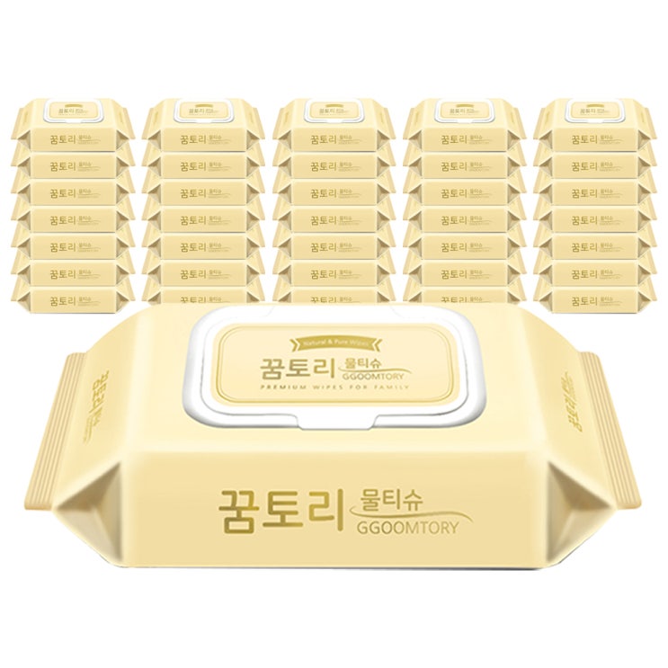 요즘 인기있는 꿈토리물티슈 더 도톰한 골드 캡형 엠보싱, 60매, 10개 좋아요 요즘 인기있는 꿈토리물티슈 더 도톰한 골드 캡형 엠보싱, 60매, 10개 좋아요