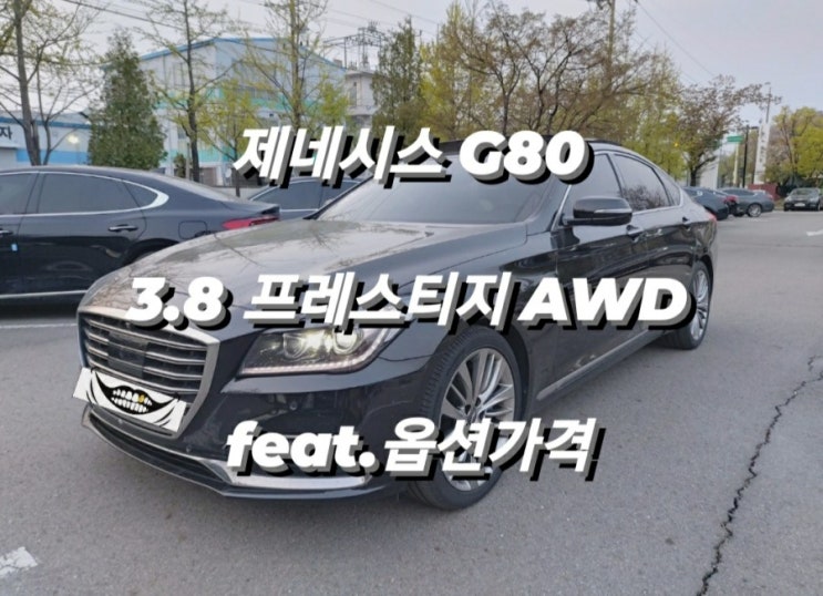  제네시스 G80 3.8 프레스티지 AWD feat.옵션가격