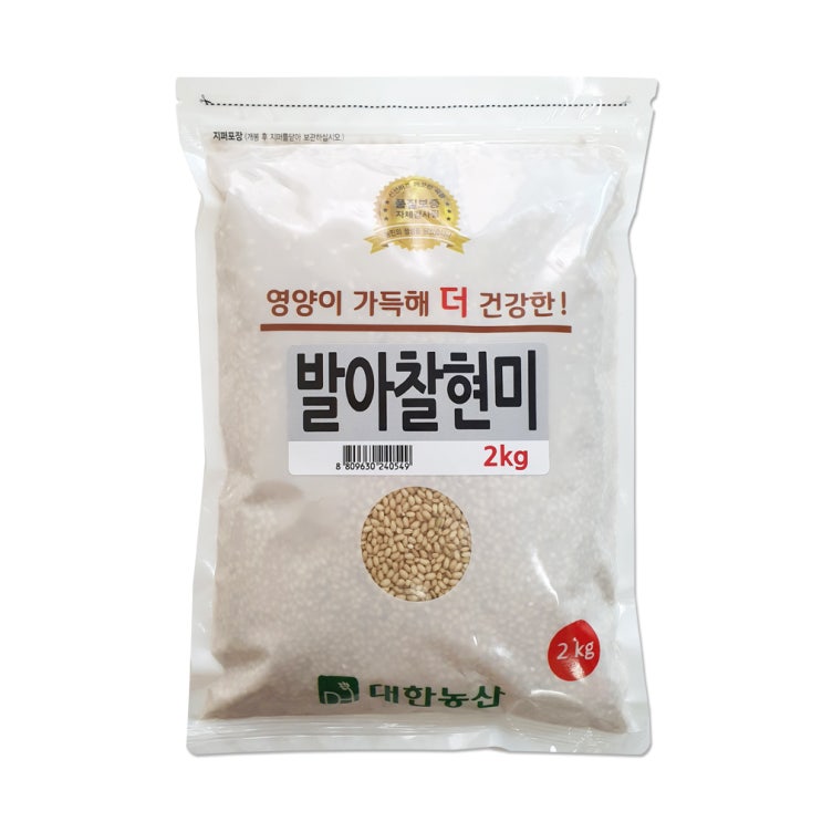 핵가성비 좋은 대한농산 발아찰현미, 2kg, 1개 추천합니다